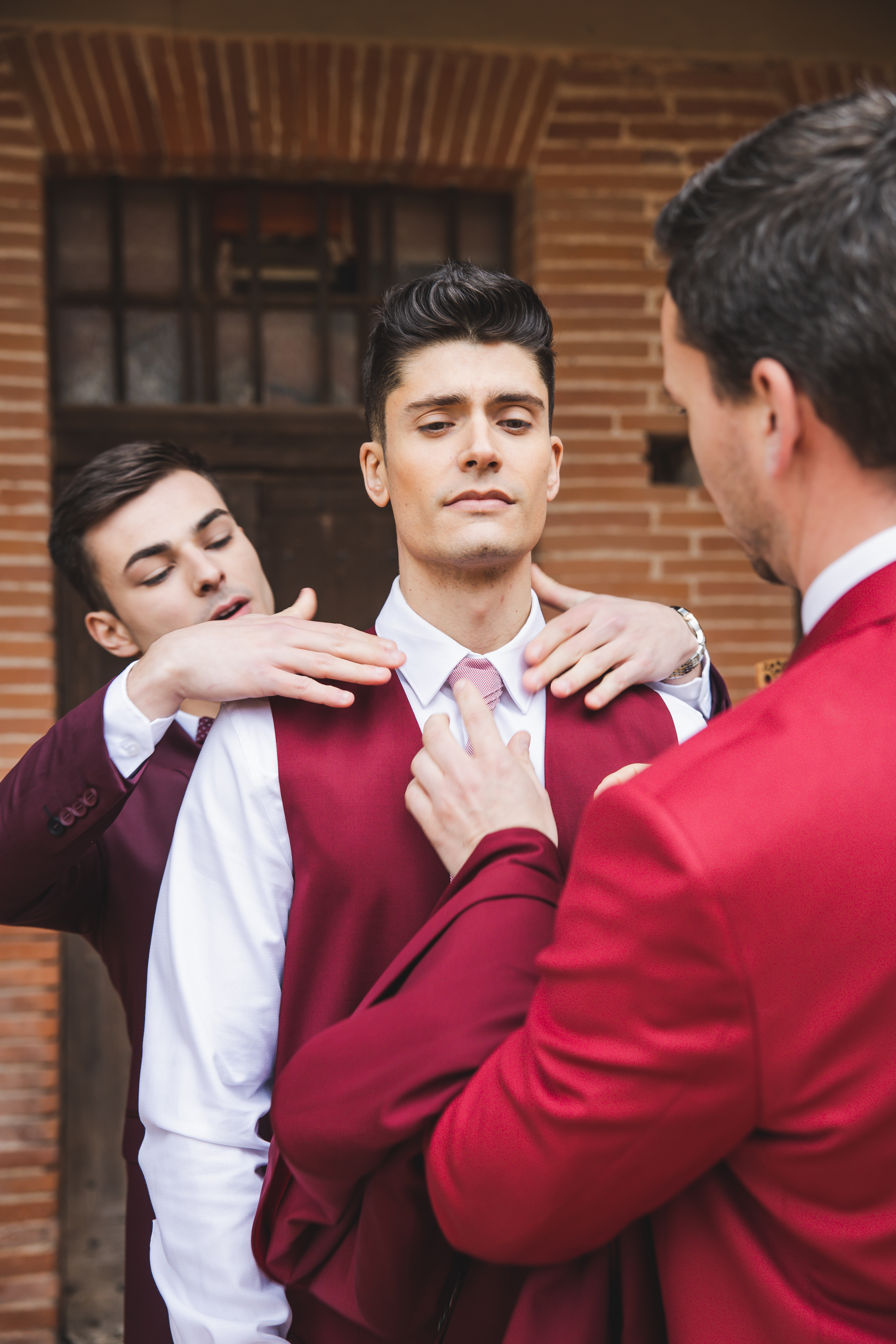 inspiration-mariage-color-block-burgundy