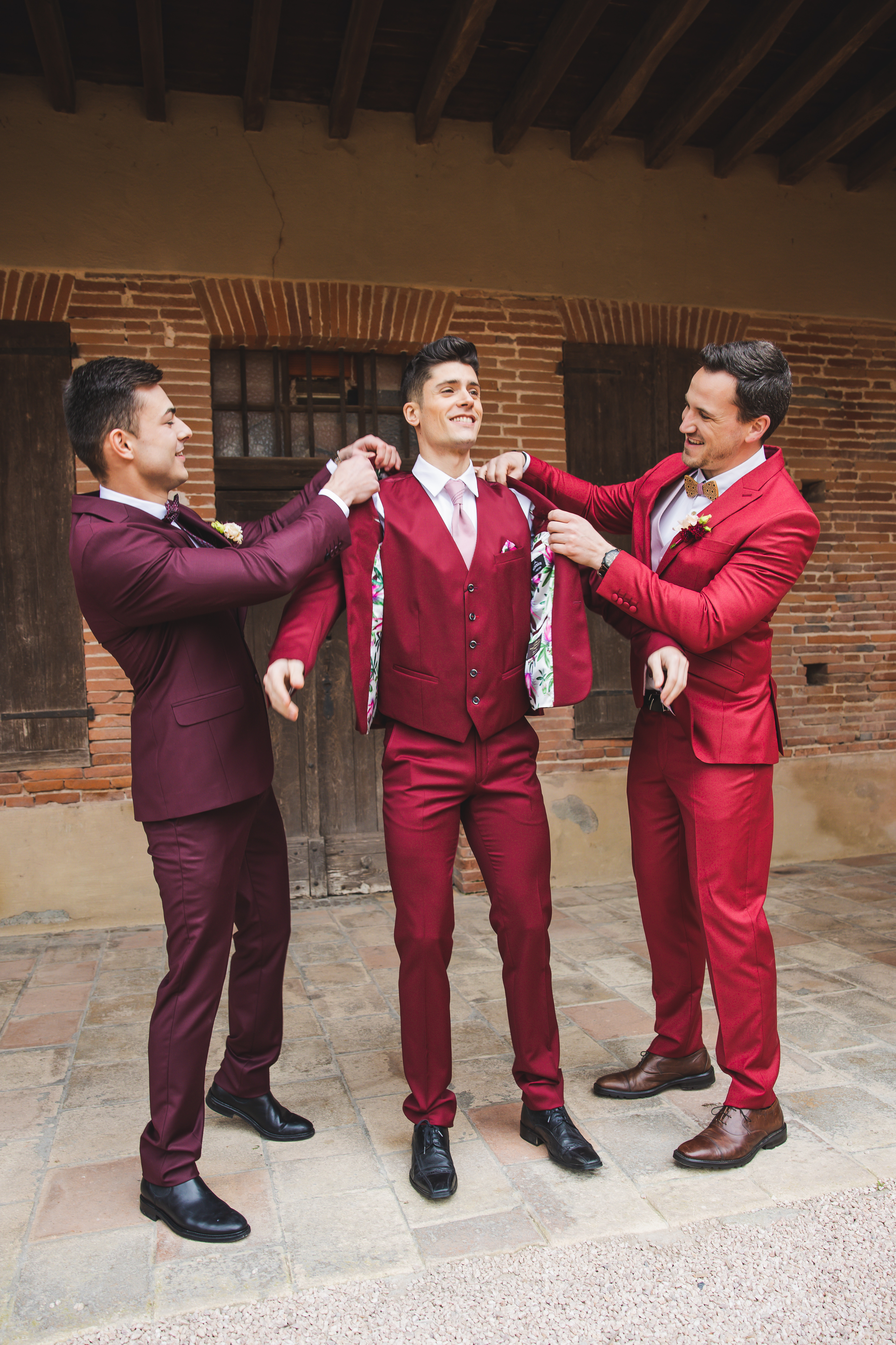 inspiration-mariage-color-block-burgundy