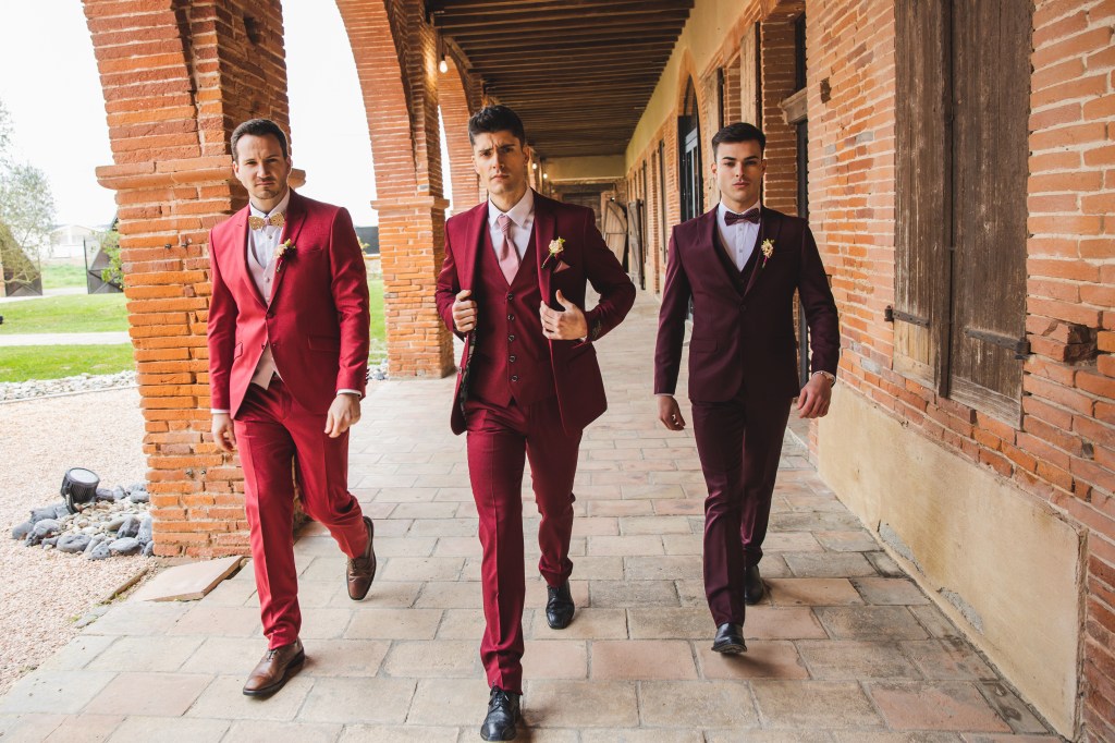 inspiration-mariage-color-block-burgundy