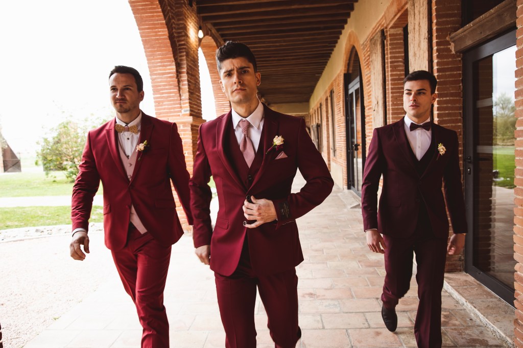 inspiration-mariage-color-block-burgundy