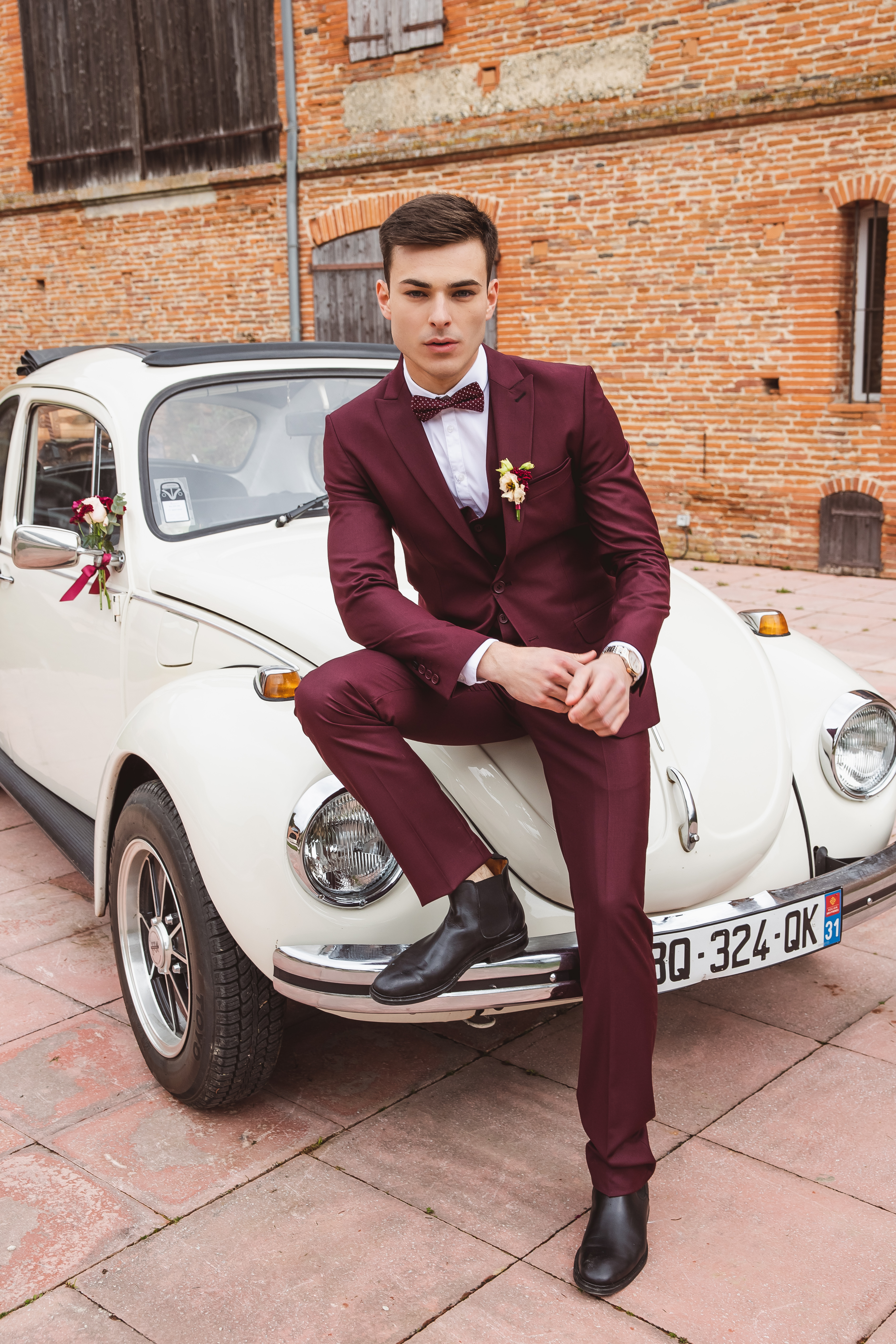 inspiration-mariage-color-block-burgundy