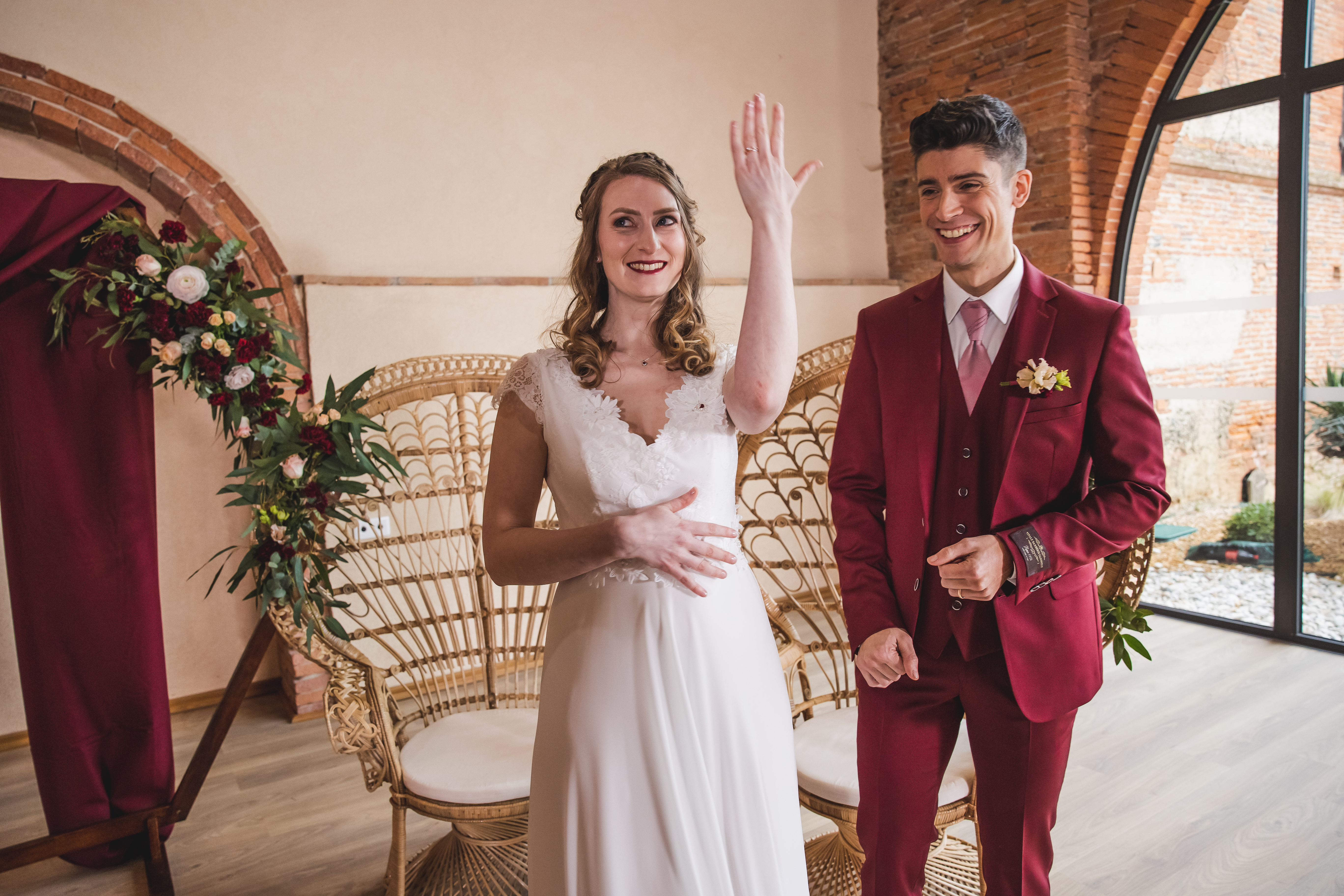 inspiration-mariage-color-block-burgundy